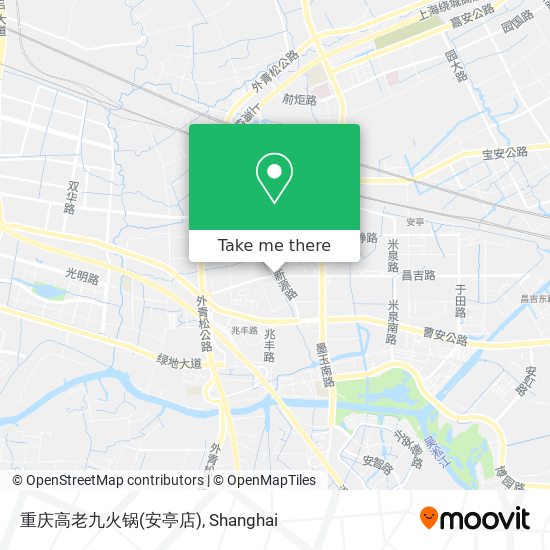 重庆高老九火锅(安亭店) map