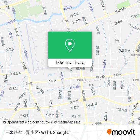 三泉路415弄小区-东1门 map