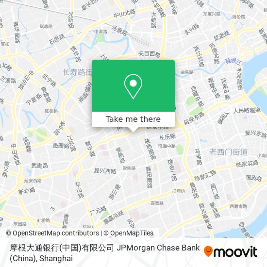 摩根大通银行(中国)有限公司 JPMorgan Chase Bank (China) map