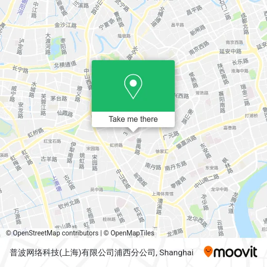普波网络科技(上海)有限公司浦西分公司 map