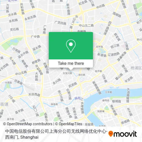 中国电信股份有限公司上海分公司无线网络优化中心-西南门 map