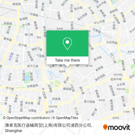 潘泰克医疗器械商贸(上海)有限公司浦西分公司 map