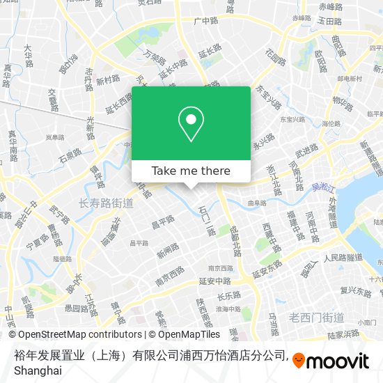 裕年发展置业（上海）有限公司浦西万怡酒店分公司 map