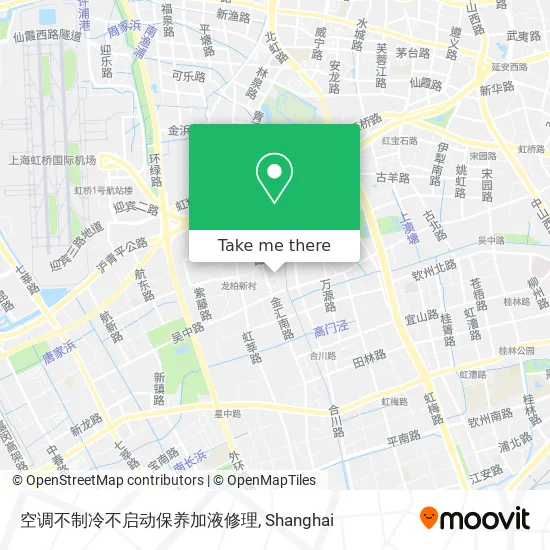 空调不制冷不启动保养加液修理 map