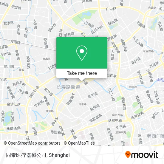同泰医疗器械公司 map