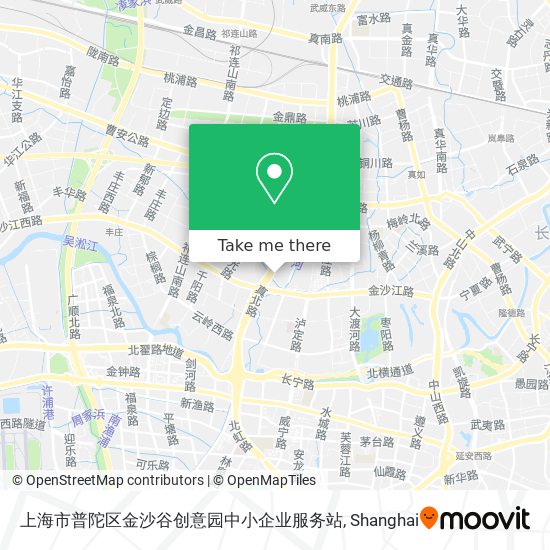 上海市普陀区金沙谷创意园中小企业服务站 map