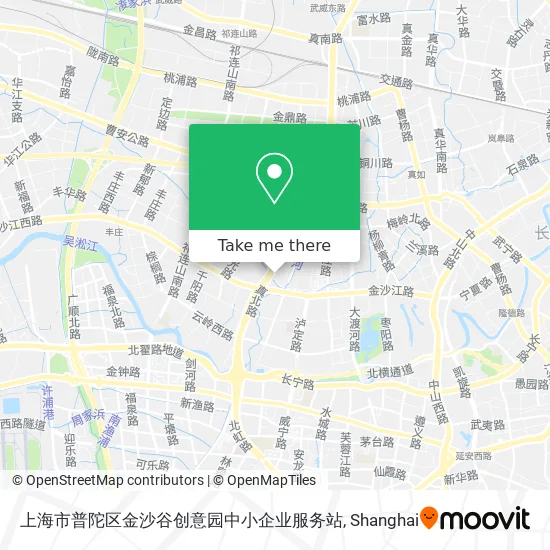 上海市普陀区金沙谷创意园中小企业服务站 map