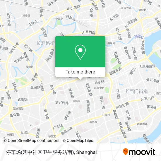 停车场(延中社区卫生服务站南) map
