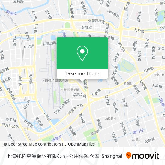 上海虹桥空港储运有限公司-公用保税仓库 map