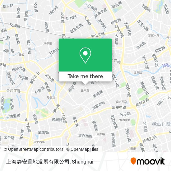 上海静安置地发展有限公司 map
