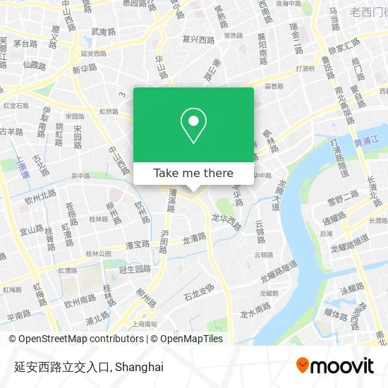 延安西路立交入口 map