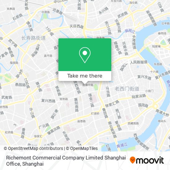 Richemont Commercial Company Limited Shanghai Office map