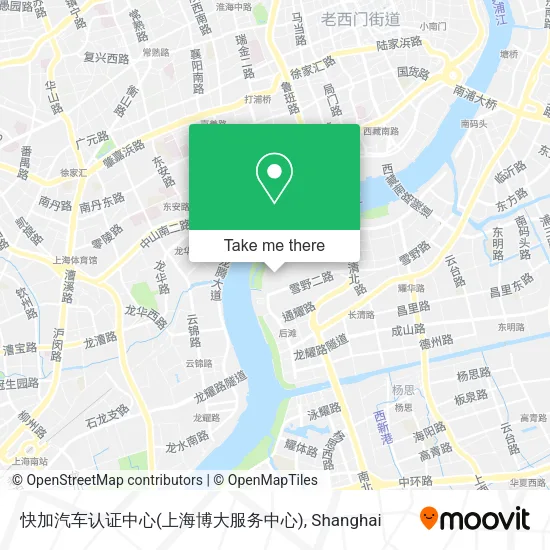 快加汽车认证中心(上海博大服务中心) map