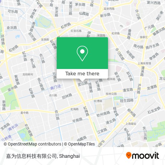 嘉为信息科技有限公司 map