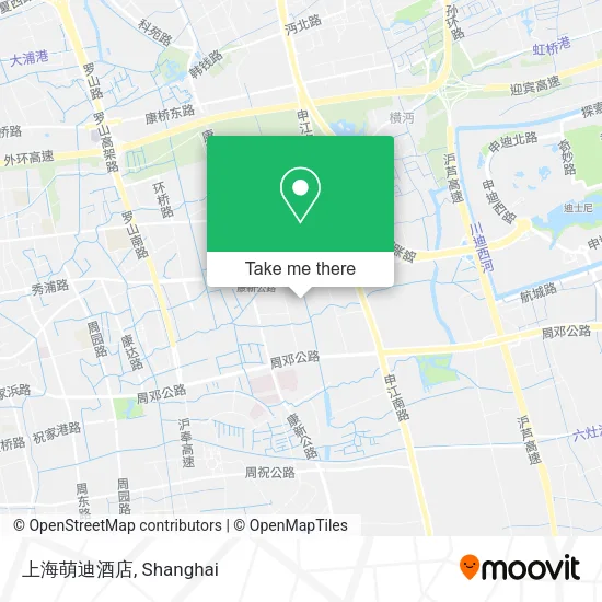 上海萌迪酒店 map
