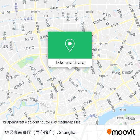 德必食尚餐厅（同心路店） map