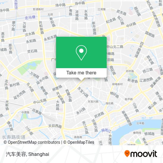 汽车美容 map
