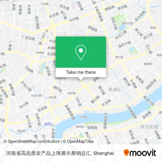 河南省高品质农产品上海展示展销总汇 map