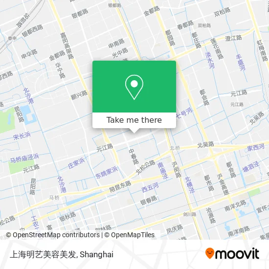 上海明艺美容美发 map