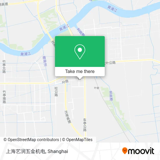 上海艺润五金机电 map