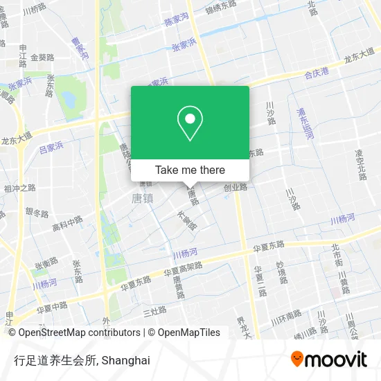 行足道养生会所 map