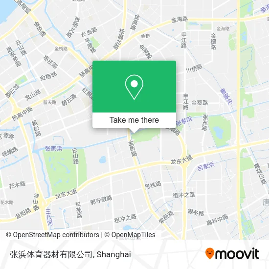 张浜体育器材有限公司 map