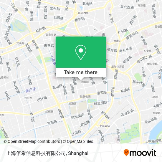 上海佰希信息科技有限公司 map