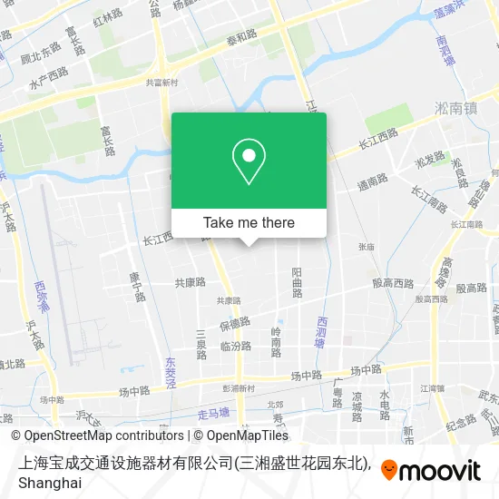 上海宝成交通设施器材有限公司(三湘盛世花园东北) map