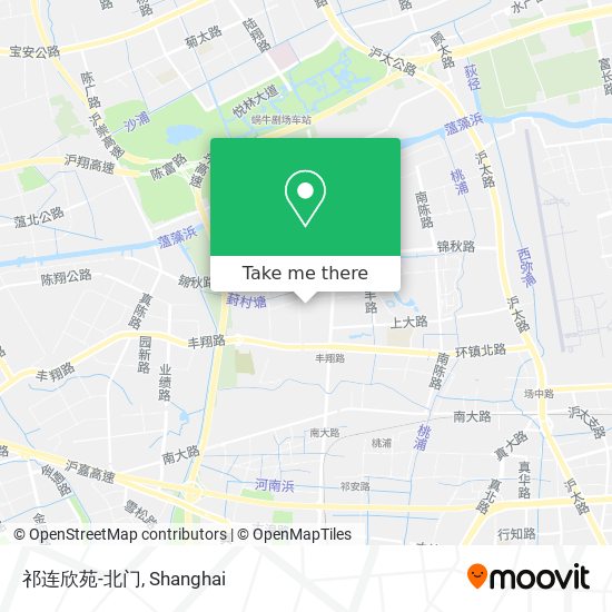 祁连欣苑-北门 map
