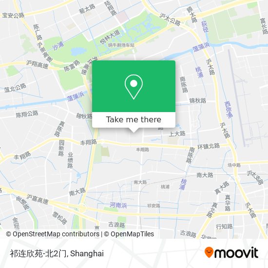 祁连欣苑-北2门 map