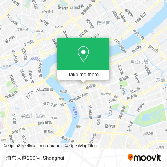 浦东大道200号 map