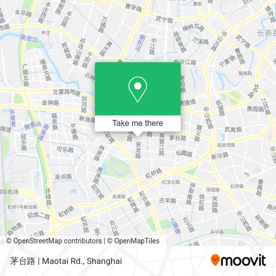 茅台路 | Maotai Rd. map