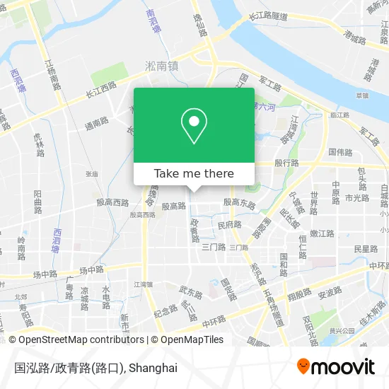 国泓路/政青路(路口) map