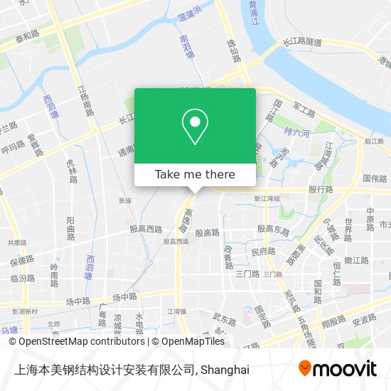 上海本美钢结构设计安装有限公司 map