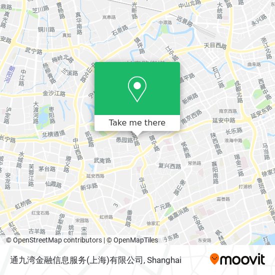 通九湾金融信息服务(上海)有限公司 map