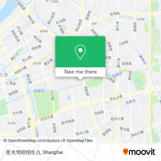 星光驾校招生点 map