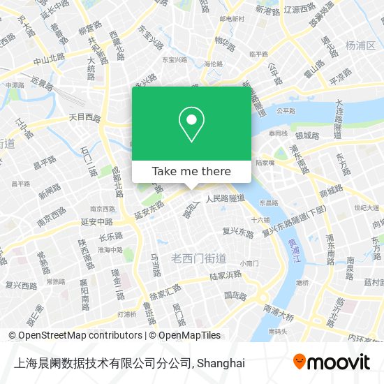 上海晨阑数据技术有限公司分公司 map