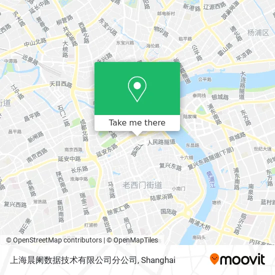 上海晨阑数据技术有限公司分公司 map