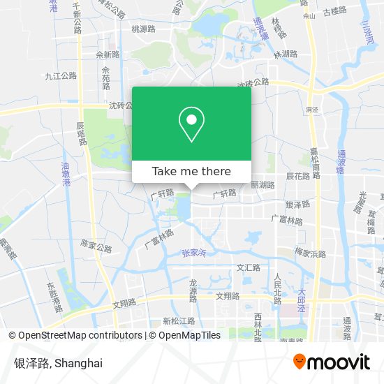 银泽路 map