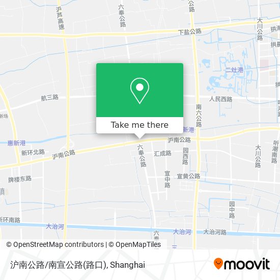 沪南公路/南宣公路(路口) map