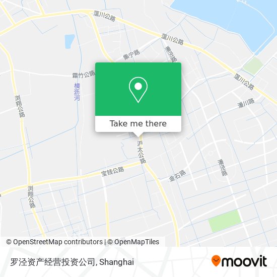 罗泾资产经营投资公司 map