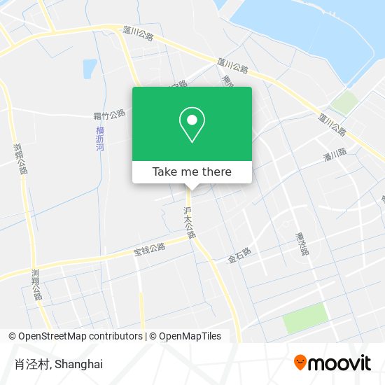肖泾村 map