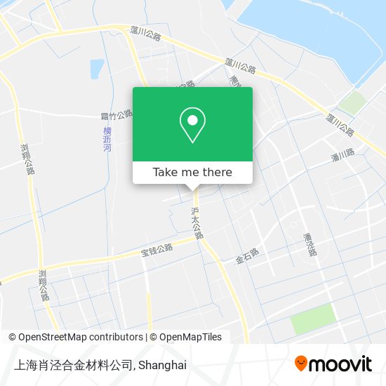 上海肖泾合金材料公司 map