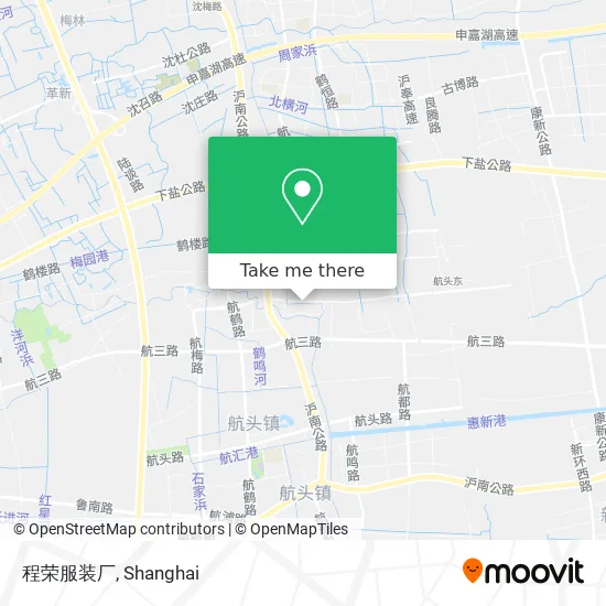 程荣服装厂 map