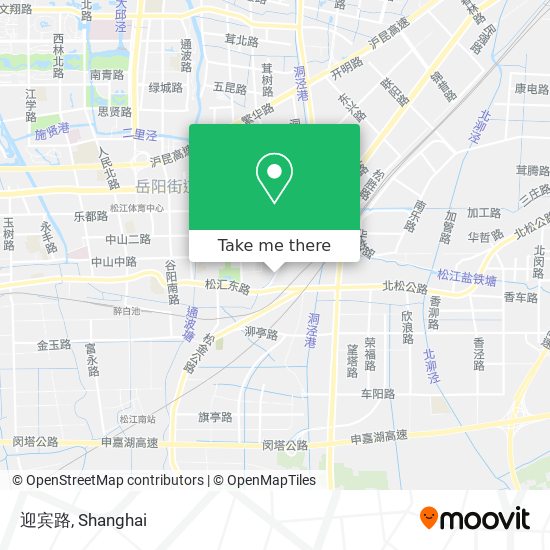 迎宾路 map