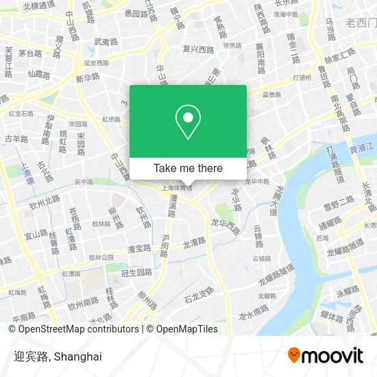 迎宾路 map