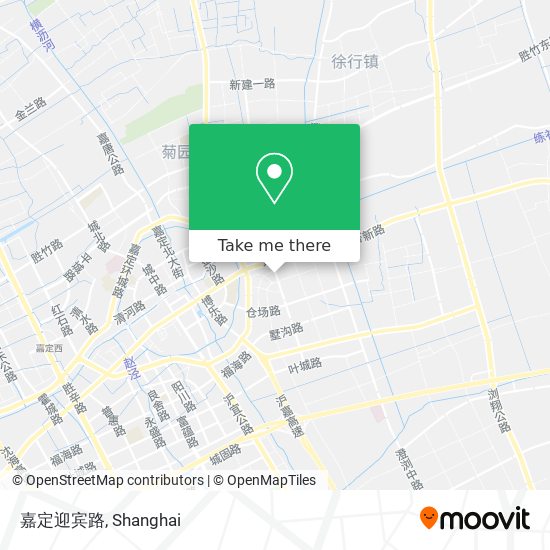 嘉定迎宾路 map