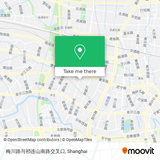 梅川路与祁连山南路交叉口 map