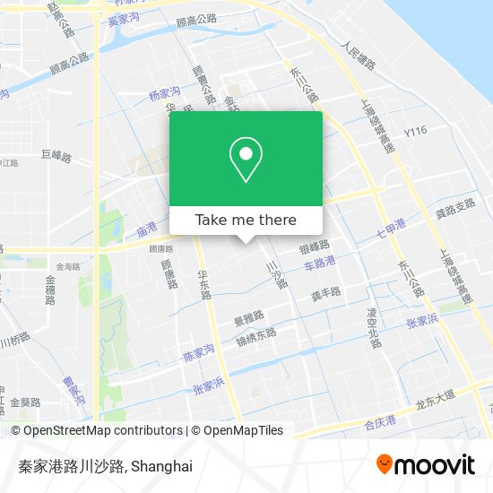 秦家港路川沙路 map