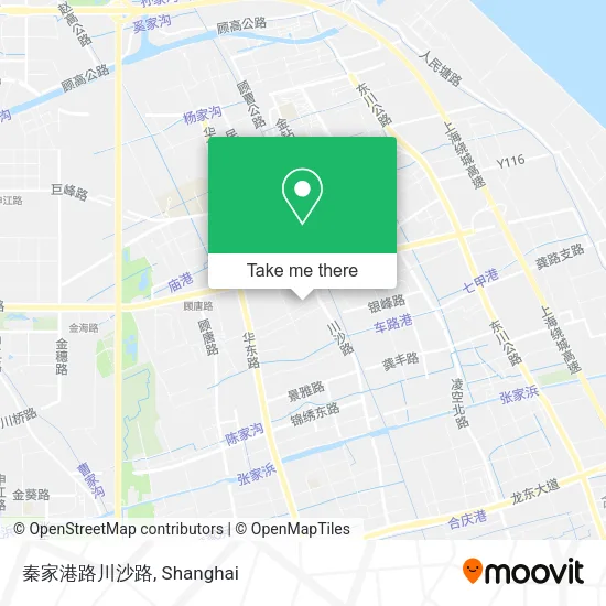 秦家港路川沙路 map